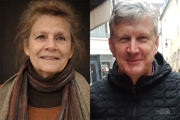 Porträtt på hedersdoktorer.